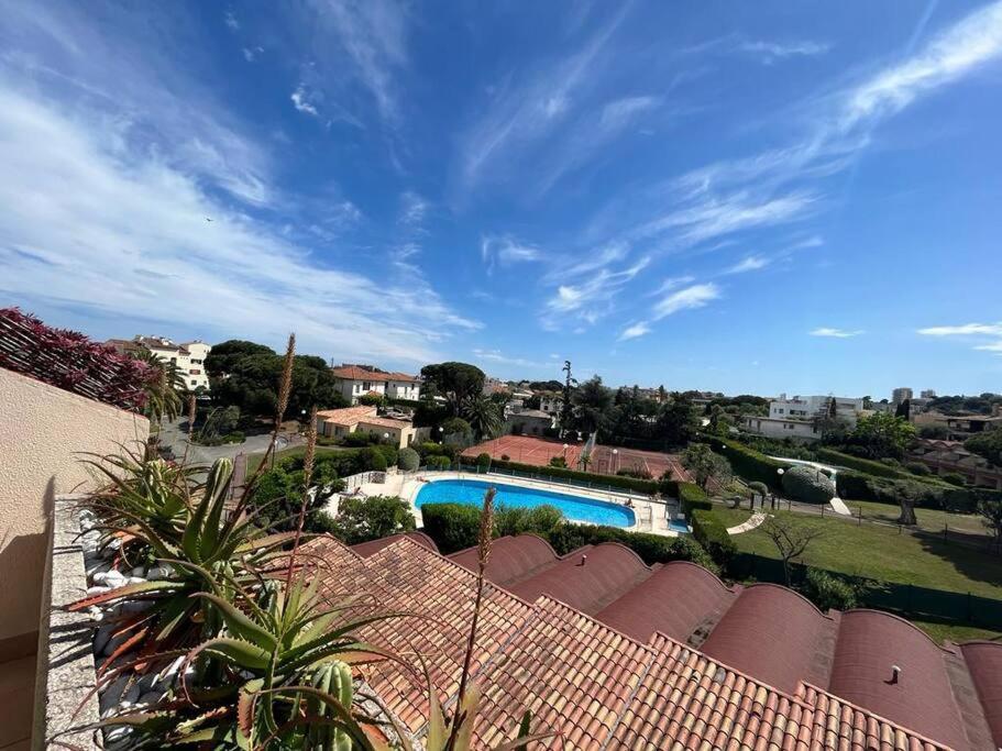 Appartement 4 Personnes Antibes Mer, Piscine, Parking, Tennis, Wifi Buitenkant foto