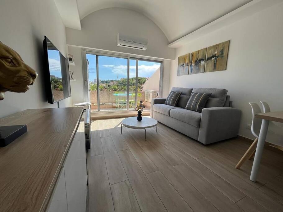 Appartement 4 Personnes Antibes Mer, Piscine, Parking, Tennis, Wifi Buitenkant foto